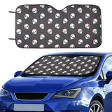 Alien Pattern Print Design 04 Car Sun Shade