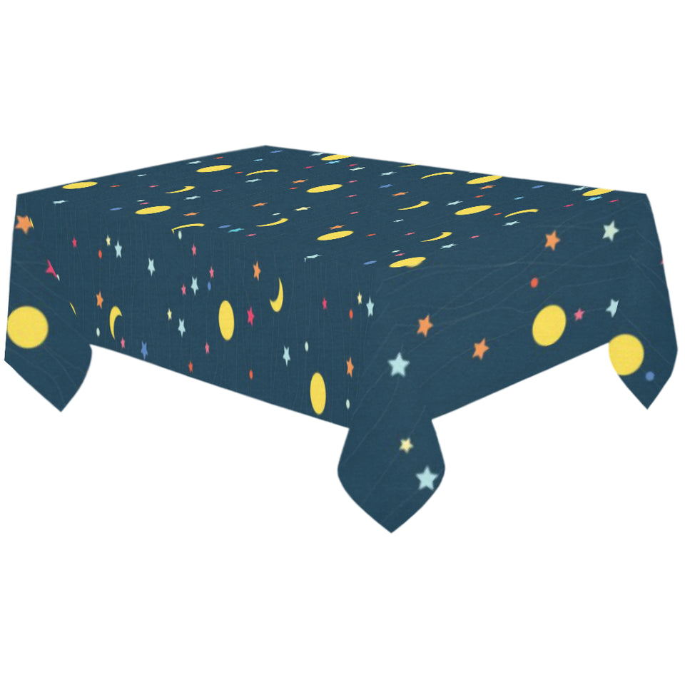 Moon Star Pattern Tablecloth