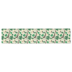 Giraffe Pattern Print Design 02 Table Runner