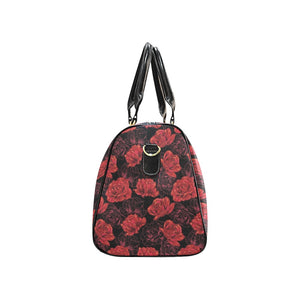 Rose Pattern Print Design 01 Travel Bag