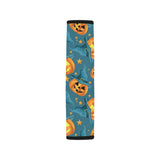 Halloween Pumpkin Witch Hat Pattern Car Seat Belt Cover