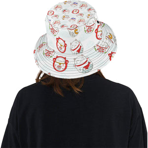 Meneki Neko Lucky Cat Pattern Unisex Bucket Hat