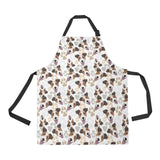 Jack Russel Pattern Print Design 05 Adjustable Apron