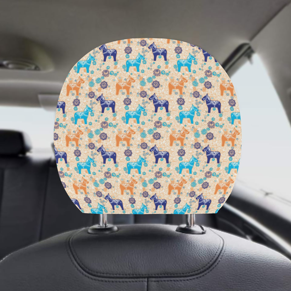 Cute Horse Pattern Car Headrest Cover