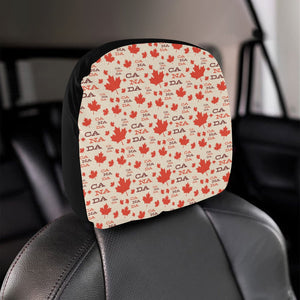 Canada Pattern Print Design 02 Car Headrest Cover