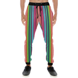 Rainbow Stripe Pattern Unisex Casual Sweatpants