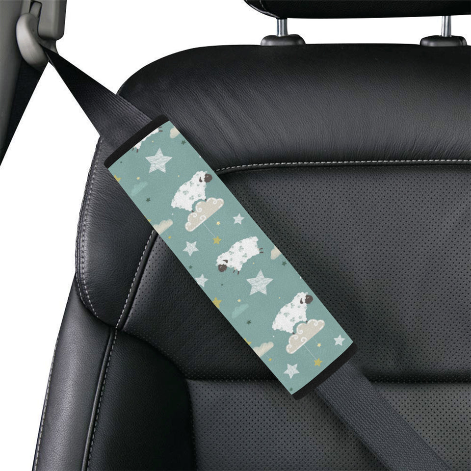 Sheep Sweet Dream Pattern Car Seat Belt Cover