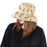 Yule Goat or Christmas goat Pattern Unisex Bucket Hat