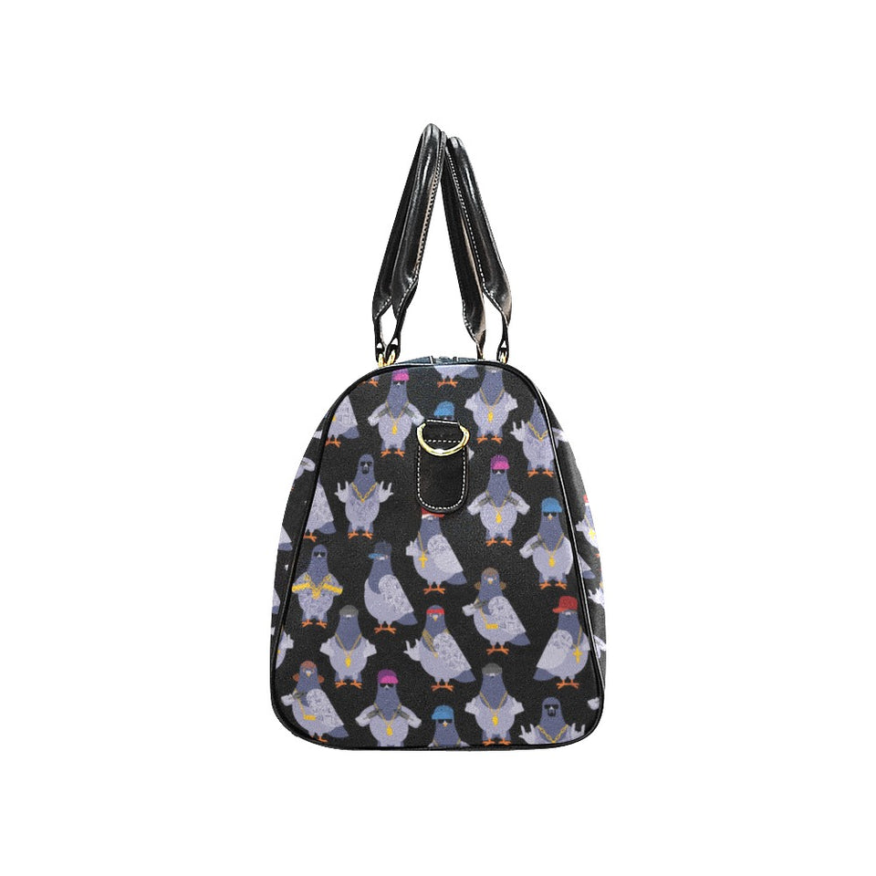 Pigeon Pattern Print Design 04 Travel Bag