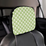 Horseshoes Pattern Print Design 02 Car Headrest Cover