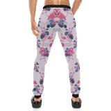 Flamingo Pink Pattern Unisex Casual Sweatpants