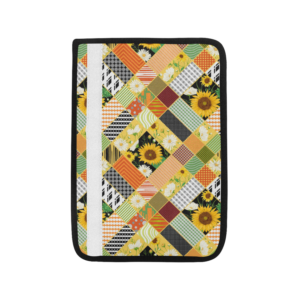 Sunflower Pattern Car Seat Belt Cover