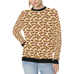 Peanut Pattern Women's Crew Neck Sweatshirt