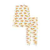 Goldfish Pattern Print Design 03 Kids' Boys' Girls' All Over Print Pajama Set