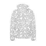 Potato Chips Pattern Print Design 03 Kids' Boys' Girls' Padded Hooded Jacket