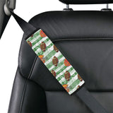 American Football Ball Helmet Pattern Car Seat Belt Cover