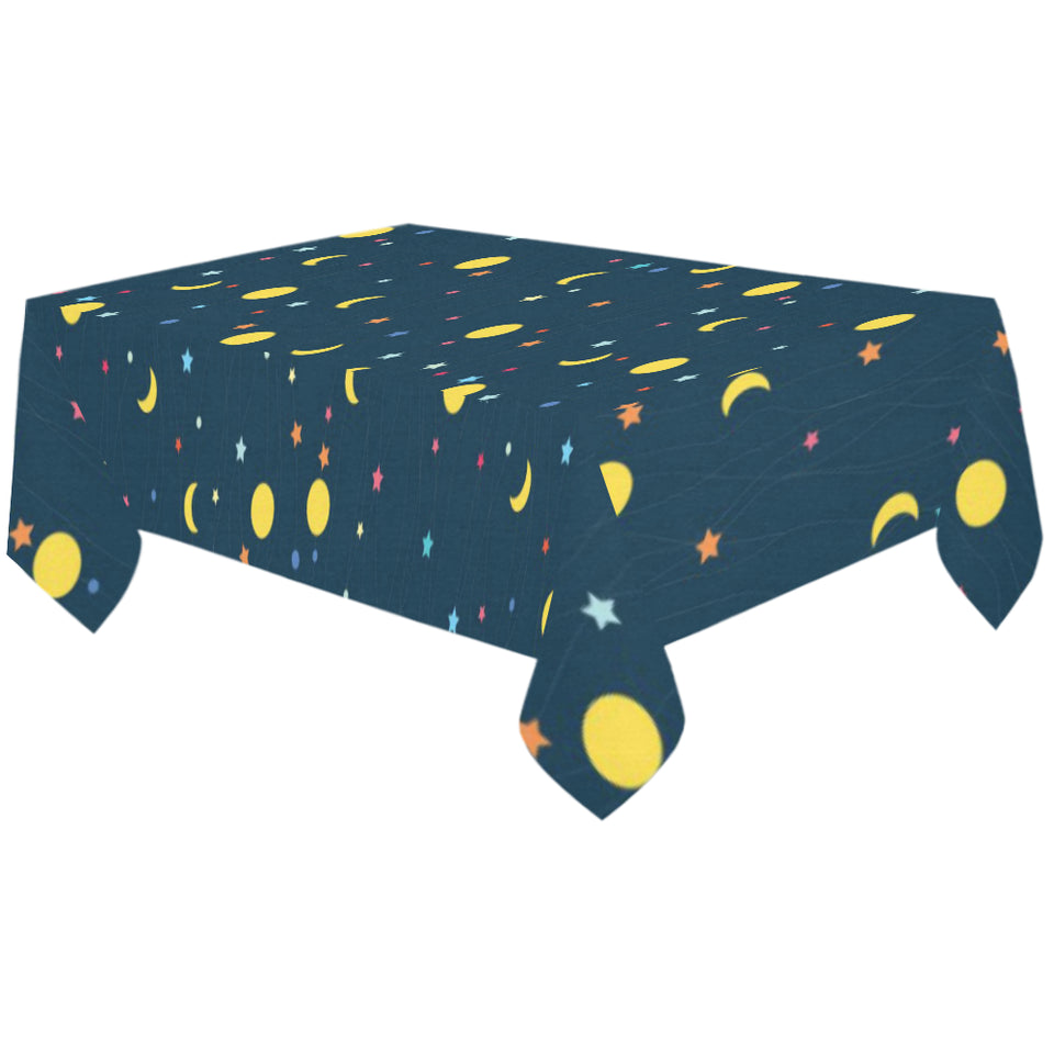 Moon Star Pattern Tablecloth