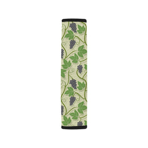 Grape Leaves Pattern Car Seat Belt Cover