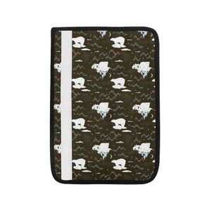 Polar Bear Pattern Background Car Seat Belt Cover