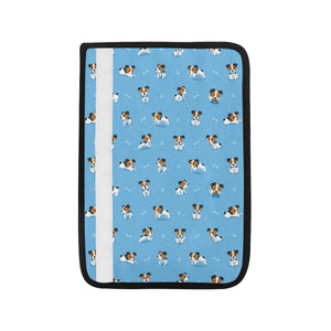 Jack Russel Pattern Print Design 04 Car Seat Belt Cover