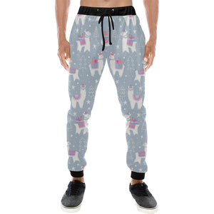 Llama Chirstmas Pattern Unisex Casual Sweatpants