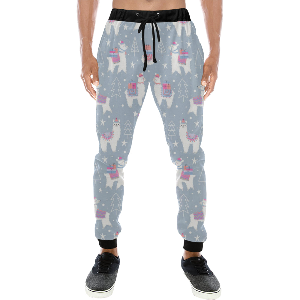 Llama Chirstmas Pattern Unisex Casual Sweatpants