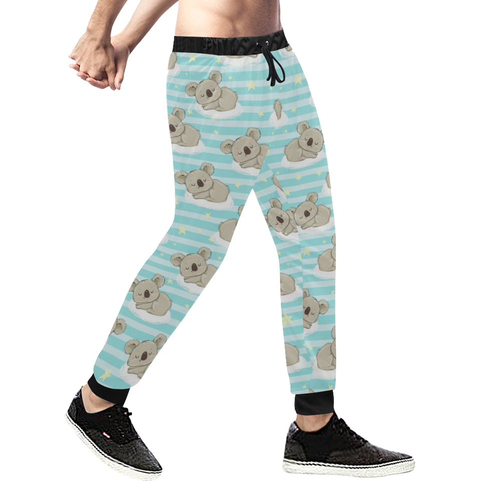 Sleep Koala Pattern Unisex Casual Sweatpants