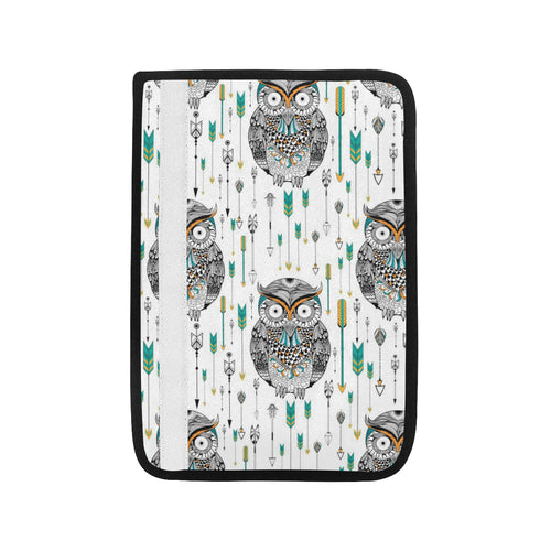 Owl Arrow Pattern Car Seat Belt Cover