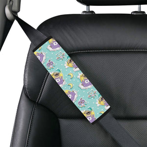 Pug Sweet Dream Pattern Car Seat Belt Cover