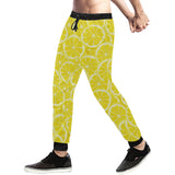 Sliced Lemon Pattern Unisex Casual Sweatpants