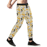 Saxophone Theme Pattern Unisex Casual Sweatpants