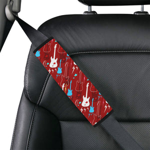 Electical Guitar Red Pattern Car Seat Belt Cover