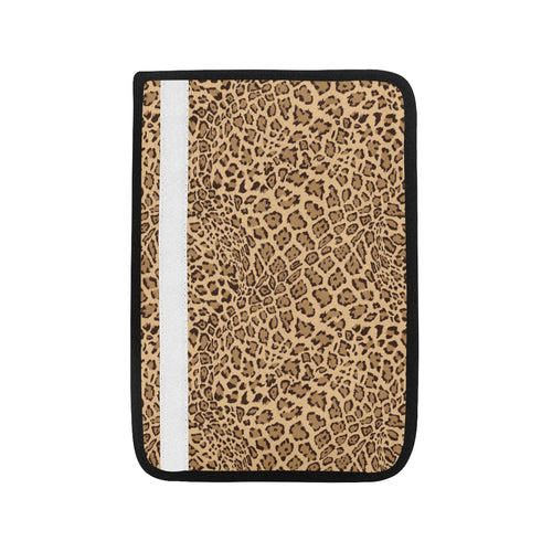 Leopard Skin Texture Pattern Car Seat Belt Cover