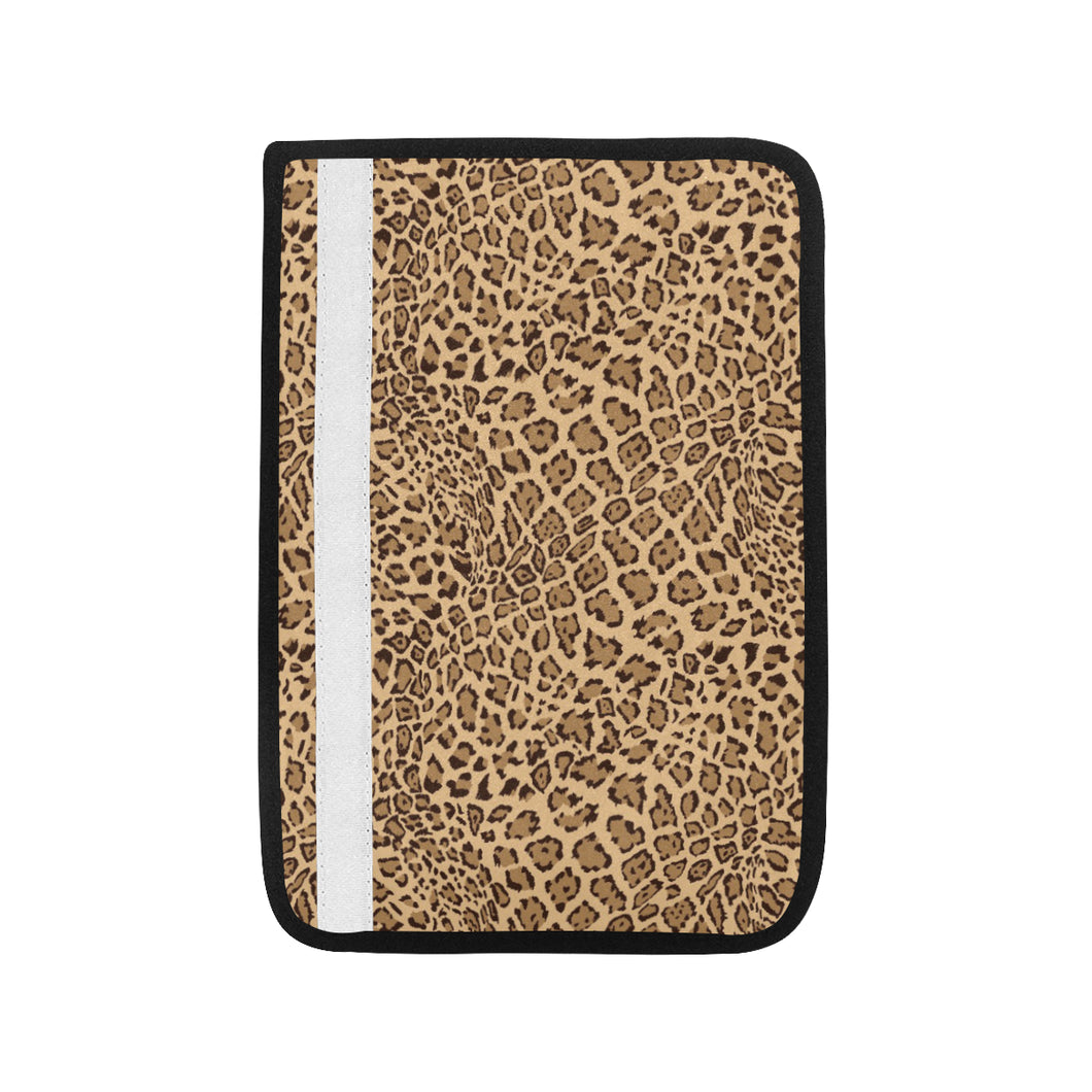 Leopard Skin Texture Pattern Car Seat Belt Cover