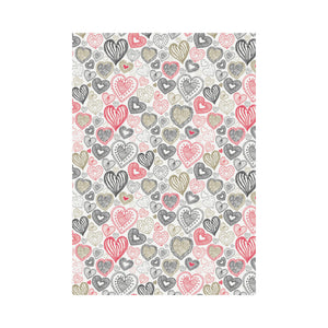 Heart Tribal Pattern House Flag Garden Flag