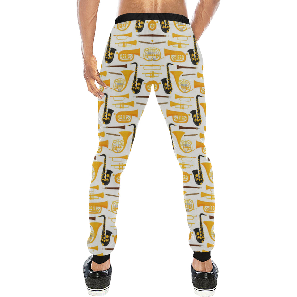 Saxophone Theme Pattern Unisex Casual Sweatpants