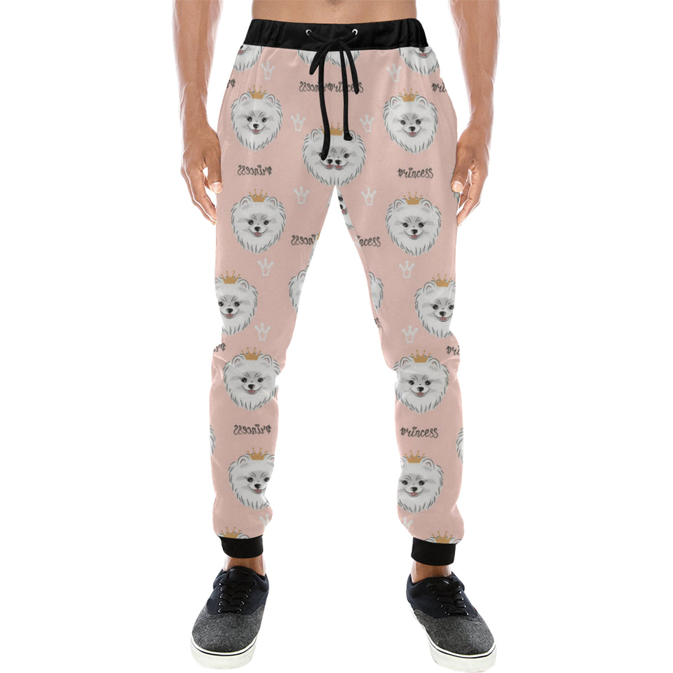 Pomeranian Pattern Unisex Casual Sweatpants