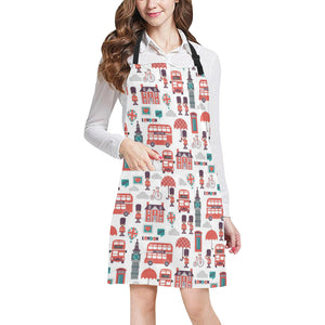 British Pattern Print Design 02 Adjustable Apron