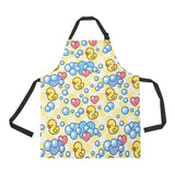 Duck Toy Pattern Print Design 01 Adjustable Apron