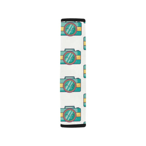 Camera Pattern Print Design 02-1 Car Seat Belt Cover