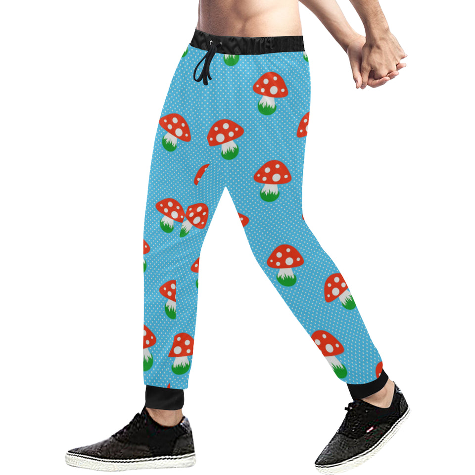 Mushroom Pokkadot Pattern Unisex Casual Sweatpants