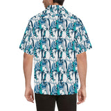 Penguin Pattern Men's All Over Print Hawaiian Shirt