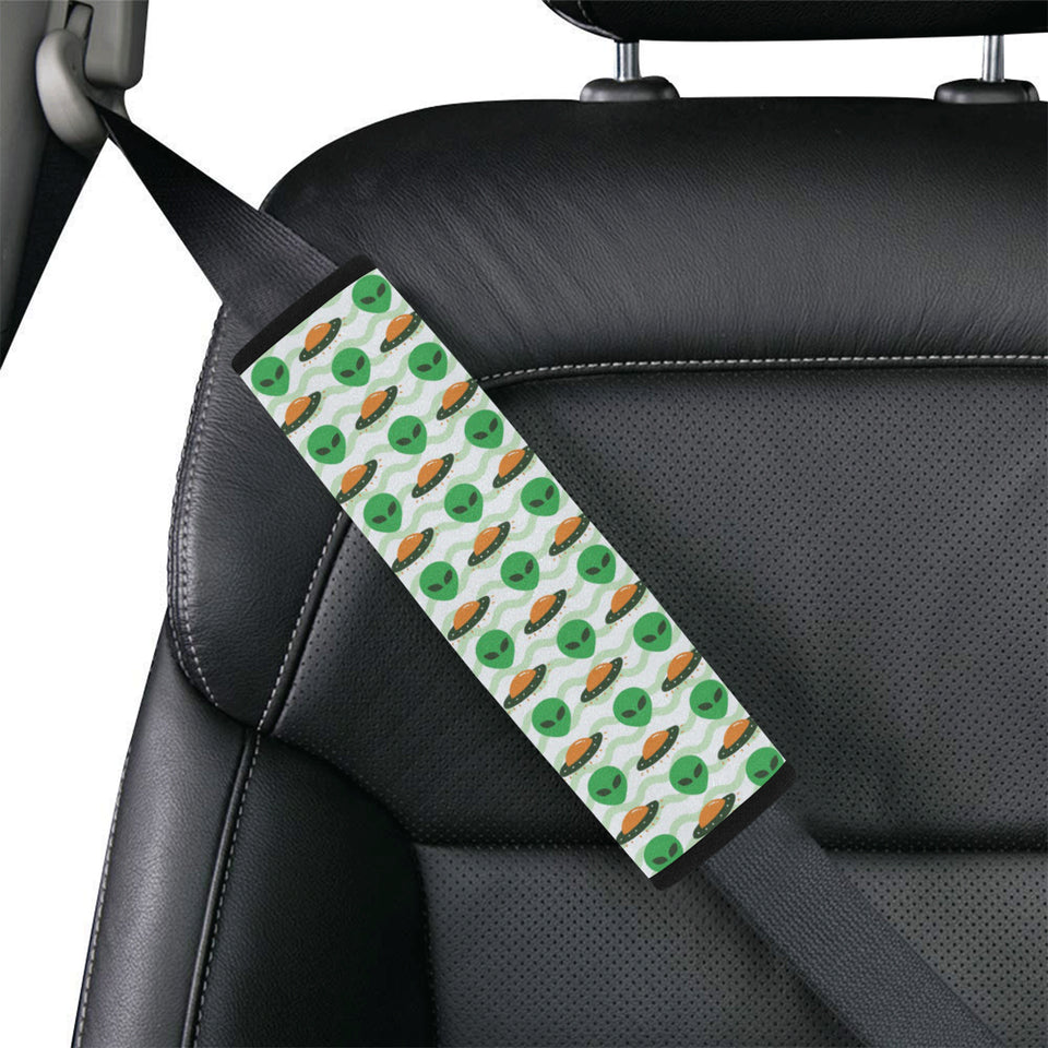 Alien Pattern Print Design 02 Car Seat Belt Cover