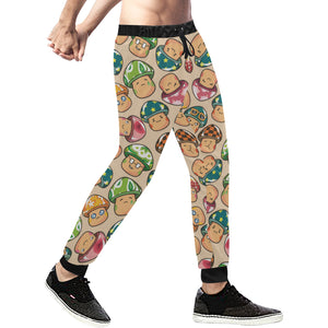 Mushroom Pattern Unisex Casual Sweatpants