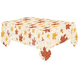 Red and Orange Maple Leaves Pattern Tablecloth