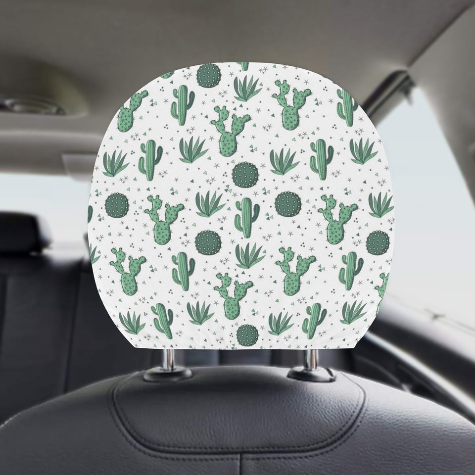 Cactus Pattern Car Headrest Cover