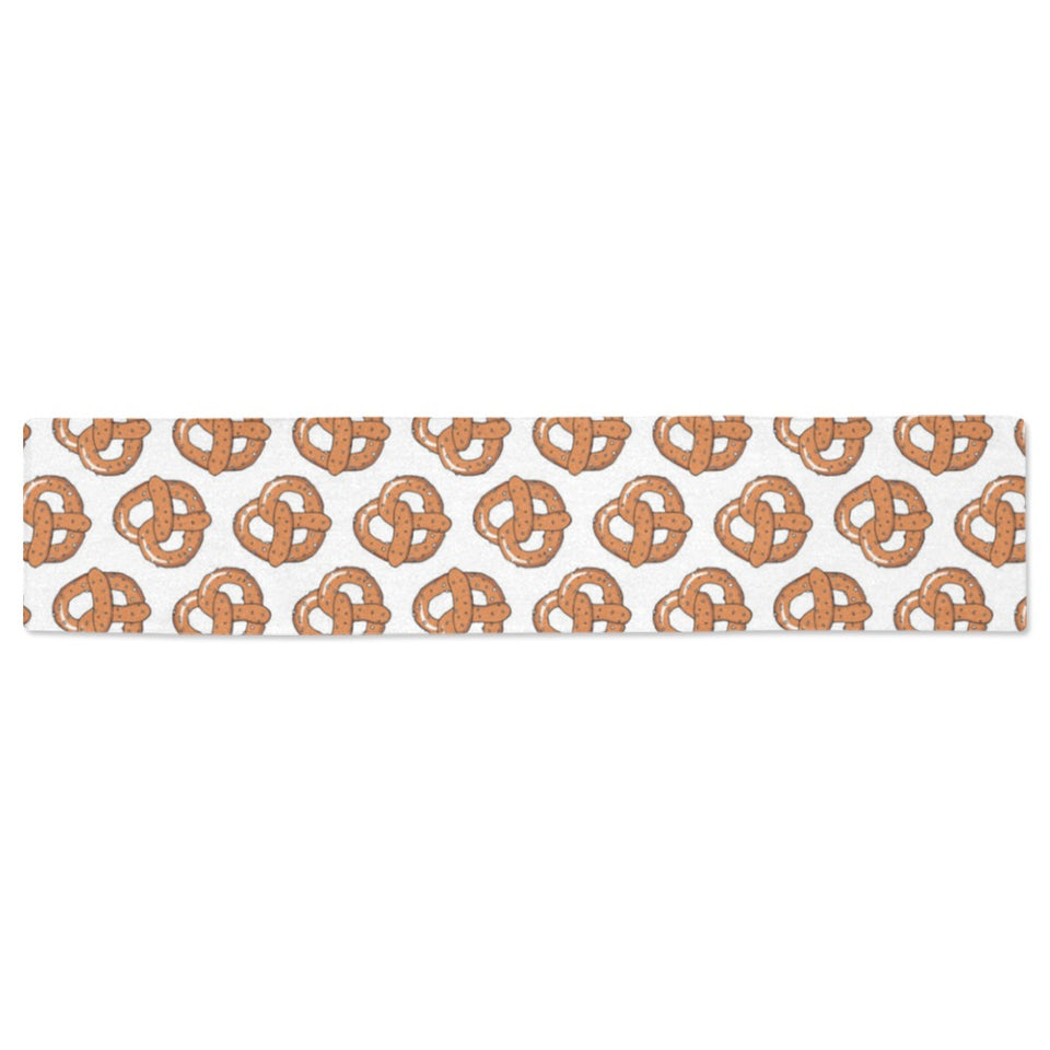 Pretzels Pattern Print Design 05 Table Runner