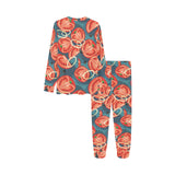 Tomato Pattern Background Kids' Boys' Girls' All Over Print Pajama Set