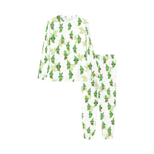 Green Peas Pattern Print Design 04 Kids' Boys' Girls' All Over Print Pajama Set