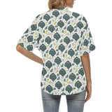 Stingray Pattern Print Design 03 Women's All Over Print Hawaiian Shirt